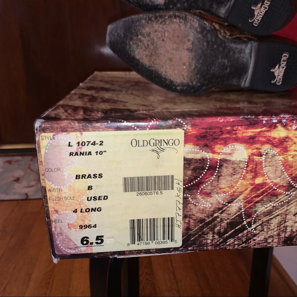 Womens Old Gringo boots size 6.5 excellent condition - Picture 9 of 13